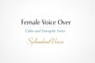 record a natural, calm or energetic female voice over