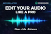 edit and mix your audio professionally