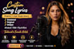 be your female singer, vocalist, female rock singer songwriter
