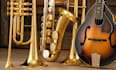 pro brass horn section trumpet trombone saxophone mandolin for country music