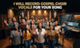 record gospel choir vocals for your song