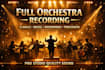 pro studio high quality full orchestra with strings woodwinds, brass percussion