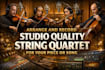 arrange and record studio quality string quartet for your piece or song
