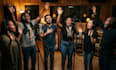 record soulful gospel choir and layered background harmonies
