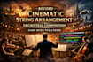 record cinematic string arrangement orchestral composition game music file score