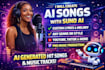recreate or remake ai song  into professional quality track suno ai