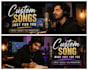 write and record a custom song, lyrics and vocals