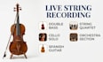 record live string section, violin, or cello for your song