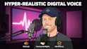 produce a hyper realistic digital voice over for your project