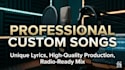 create a custom song for birthday, wedding or any occasion