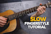 create a step by step fingerstyle guitar tutorial for your song