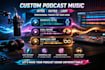 create custom podcast intro and outro music