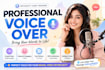 do a hindi voice over