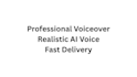 create a natural ai voiceover for youtube and narration