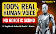 create realistic ai voice over with human emotions