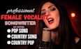be your female vocalist and singer songwriter in english or spanish