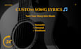 write romantic, sad or personal song lyrics for you