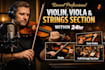 record professional violin, viola and cinematic strings section