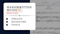convert handwritten music to sibelius or musescore
