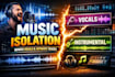 remove or isolate vocals in less than 1 hour