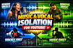 do music isolation in 12 hours