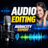 professionally edit and clean your audio using audacity