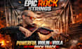 record epic live rock strings for your track