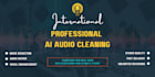 do professional audio cleaning and noise reduction using ai