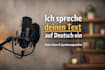 record a high quality german voice over for your project