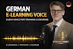 record a professional german voice over