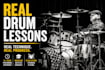 give online drum lessons with real technique