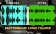 professionally clean up and restore your audio