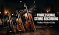 record the violin, viola, cello for your music
