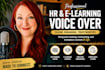 record a professional voice over for HR training and e learning
