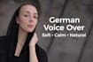 record a german voice over with a calm, natural female voice