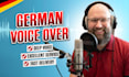 record a male voice over in a deep voice