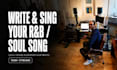 write lyrics melody and sing your rnb soul or pop song