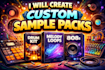 create professional sample packs, drum kits and loops