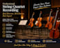 record real cinematic string quartet for your song