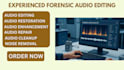 enhance forensic audio, remove noise, cleanup and clarify speech