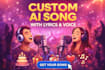 create a custom ai song with lyrics for you
