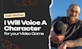 record a character voice for your video game