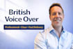 record a professional british voice over for software, saas and tech tutorials