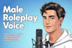record deep dominant male roleplay voice for immersive audio