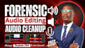 do forensic audio enhancement, audio cleanup, audio repair, audio editing