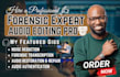 be forensic audio expert, audio repair, cut, clean up,  detect background voice