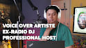 record voice overs for commercials, narration, and content