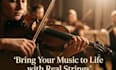 craft and record an expressive, studio quality string quartet