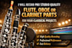 record pro studio quality flute, oboe, or clarinet parts for classical projects