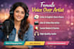 do female urdu voice over